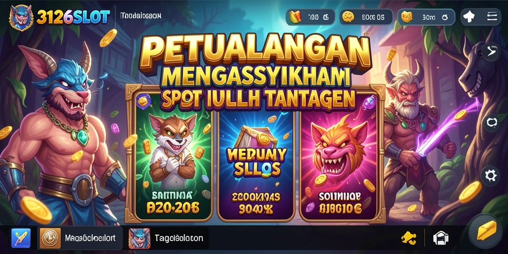 Gameplay penuh warna dan menantang dalam 3126SLOT.
