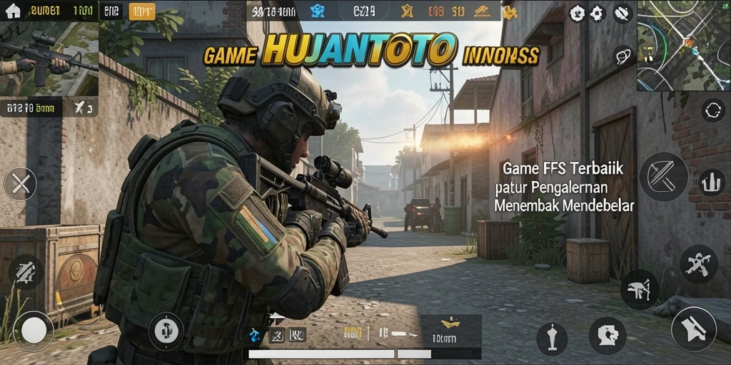 Tangkapan layar menampilkan aksi seru dari gameplay HUJANTOTO.