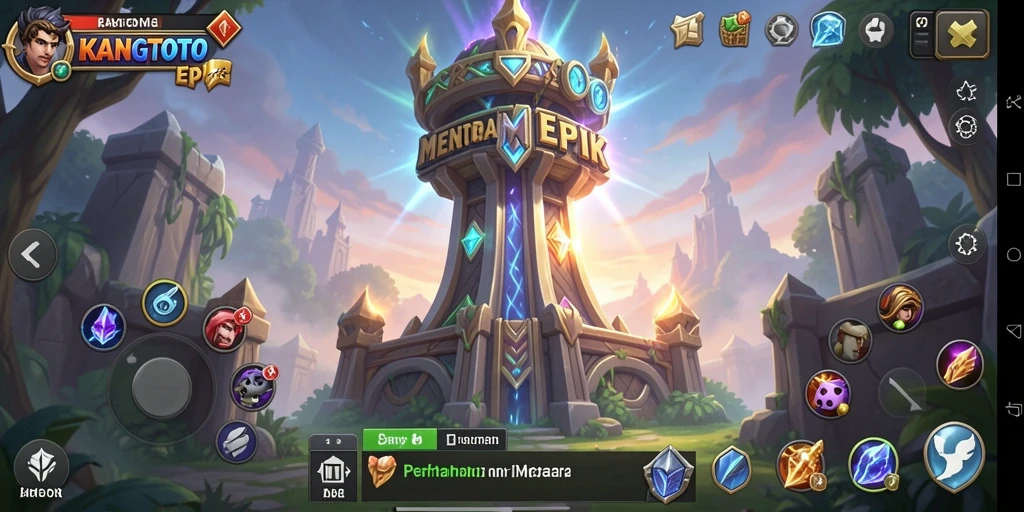 Tampilan gameplay KANGTOTO yang mendebarkan dalam pertempuran Tower Defense.