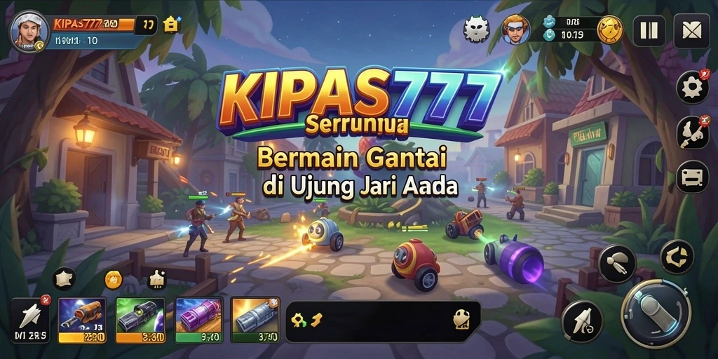 Gambar gameplay KIPAS777 yang penuh warna dan menghibur.