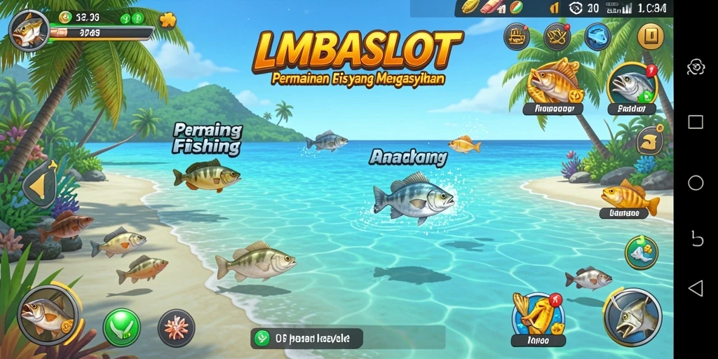 Tangkapan ikan yang luar biasa dalam gameplay LMBASLOT.