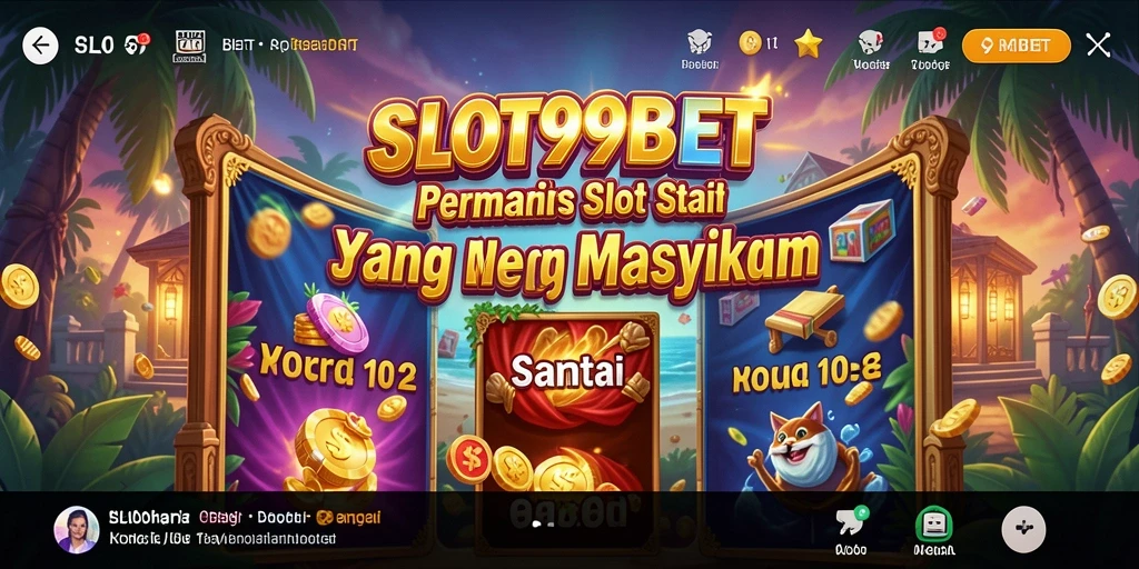 Tampilan gameplay SLOT99BET yang menarik dan menyenangkan.