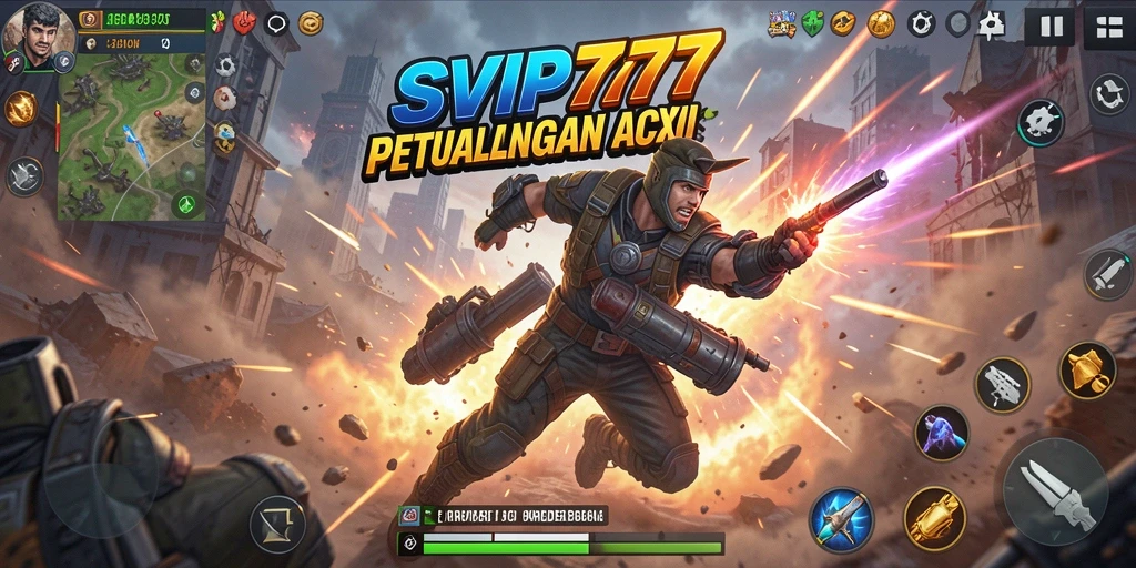 Tampilan seru dari gameplay SVIP777 yang penuh aksi.
